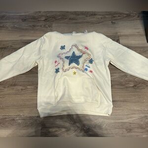 ✨ Vamtac Star Graphic Fleece Hoodie – Size XS ✨